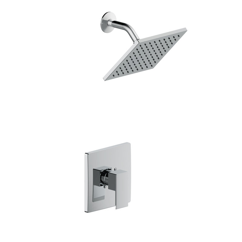 Karsen II Shower Faucet with Rough-in Valve, Polished Chrome