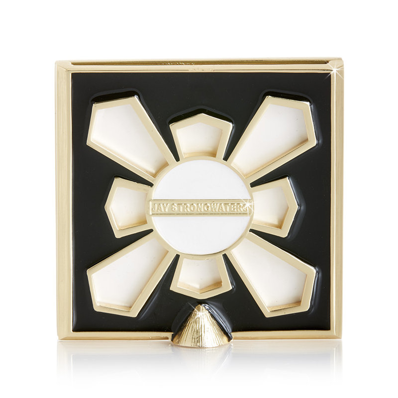 Leland Pavé Corner Crystal Matte Picture Frame