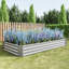 Ensemble de jardin surélevé en métal pour herbes - poids de 23,96 lb, rouille, grand lit pratique, jardins, ensemble de 26,24 rouille, spacieux-132994772