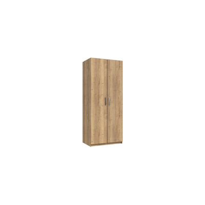 Harvey-Lee 2 Door Manufactured Wood Wardrobe
