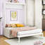 Lit escamotable en bois avec coussin-106445660-106445659