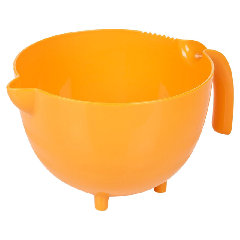 Jaylon Plastic Mixing Bowl, Orange
