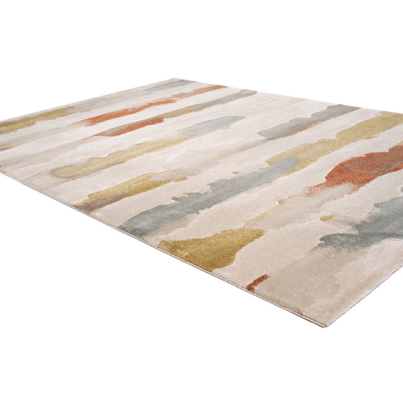 Abstract Indoor Rug, Rectangle 6'7" x 9'6"