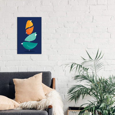 «Bird Stack I» par Modern Tropical - impression d'art graphique