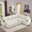 U-shaped Sectional Sofa Bed With Ample Storage Space, Two Cup Holders, Charging Ports And Hidden Storage Chaise-1414577306