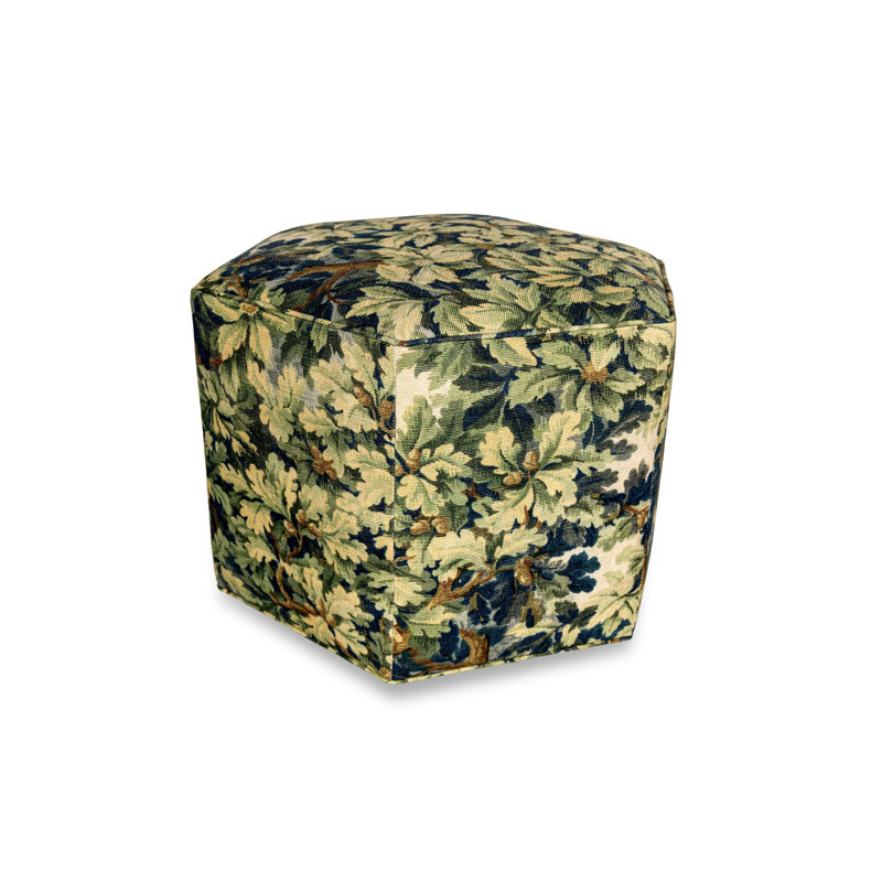 Bois De Chene Ottoman, Green