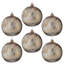 Ornement boule de verre antique 5 po