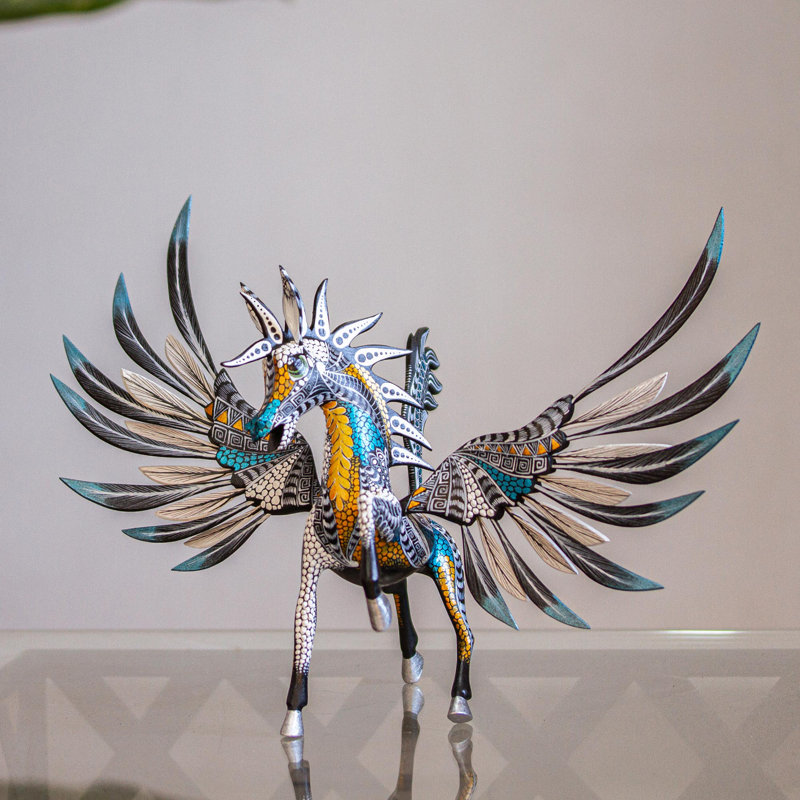 Anca azur Pégase Alebrije
