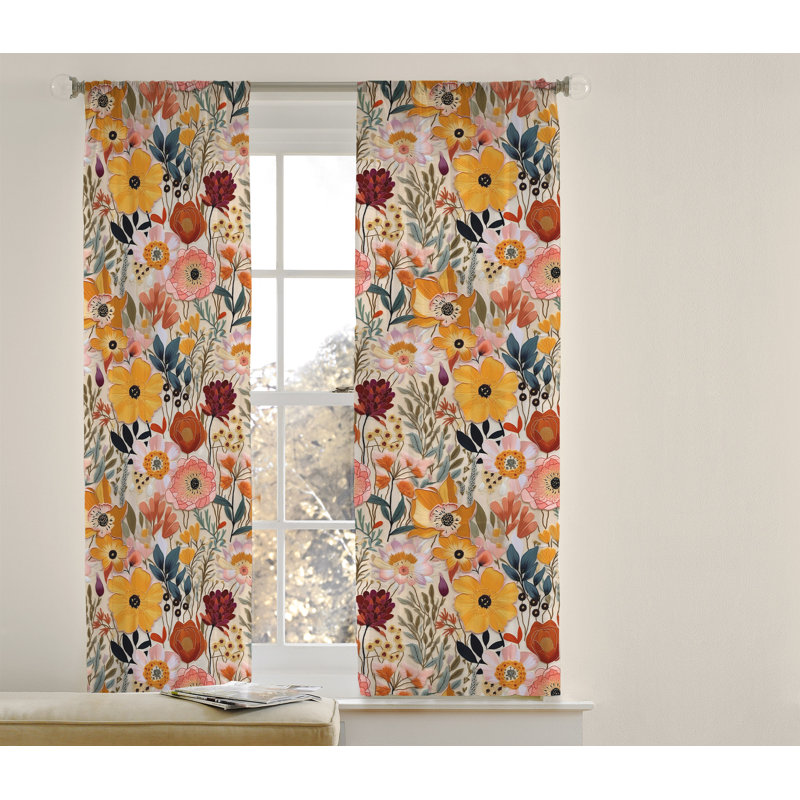 Peryman Room Darkening Curtain Pair, 56" W x 78" L