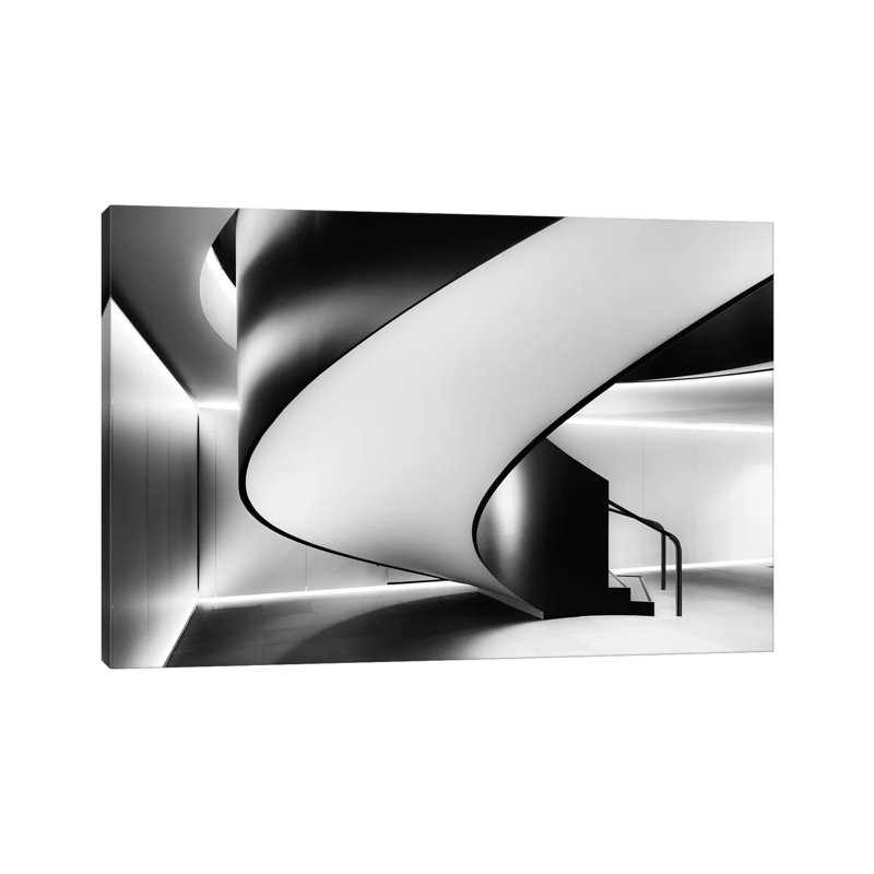 Staircase by Darren Kelland - Wrapped Canvas Print, 20.32 cm H x 30.48 cm W