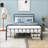 Metal Platform Bed Frame With Headboard And Footboard,Center Support Legs-1625938903-1625938900