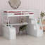 Lit mezzanine avec tiroirs, tablettes et bureau-75856160-88010932