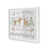 Cadre simple opaque blanc, bois massif n'est pas disponible