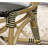 Dartavius Counter Stool - Black/beige