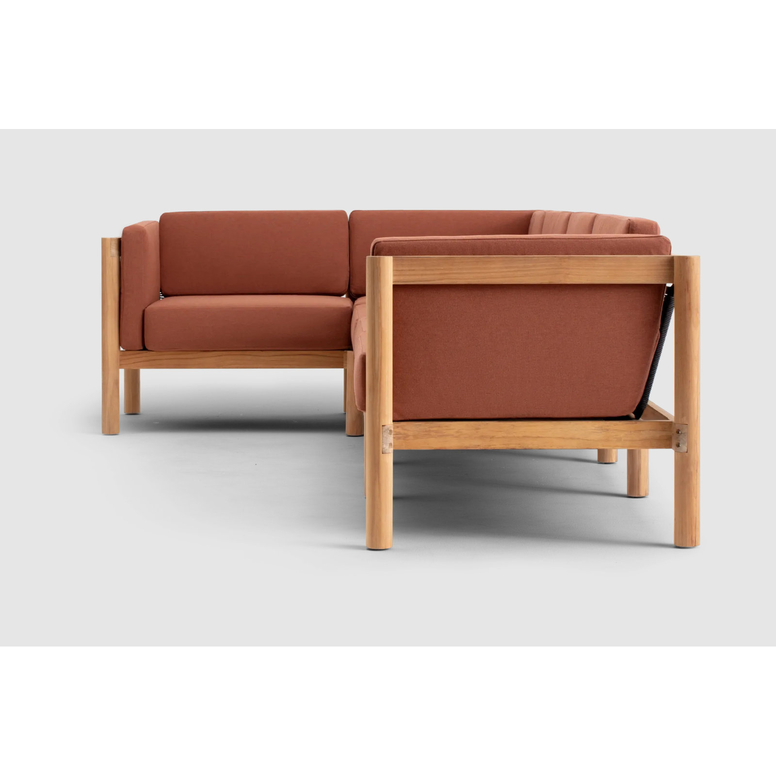 Haven 118" Sunbrella® Patio Sectional, Sunbrella Rust, 5