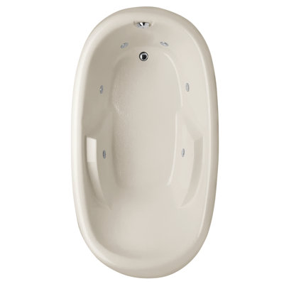 Kimberly 71.5'' x 40'' Drop-In Acrylic Bathtub