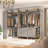  Betton 86.8" W Closet System with 6 Drawers and 4 Hanging Rods-659176968
