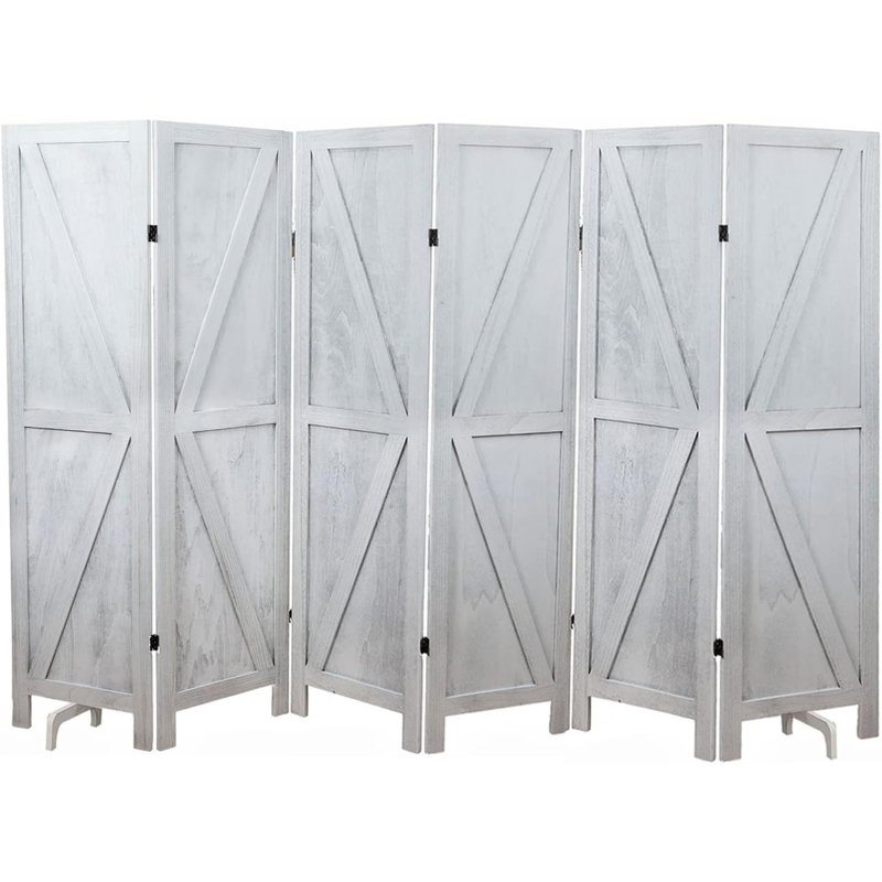 Cloison H 67 po Jaddo, 6, H 67 po x l 108 po x P 2 po, Blanc