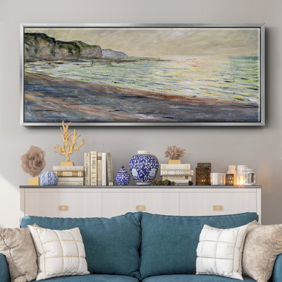 Pourville, coucher de soleil, 1882 - Toile encadrée_467MONETWC