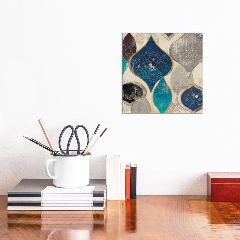 Blue Rhapsody I by Aimee Wilson - Wrapped Canvas Print, 30.48 cm H x 30.48 cm W