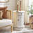 Regan Solid Wood Swivel Drum End Table with Storage-1089636677