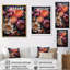 «Rhododendron Magenta Majesty Showcases I», reproduction d'art sur toile-91296084-91296087