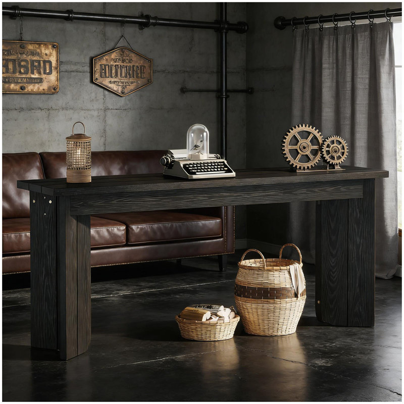 Table de couloir en bois, console, table de canapé (table seulement)