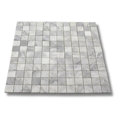 2" x 2" Marble Grid Mosaic Wall & Floor Tile