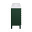 Meuble-lavabo autoportant Cascade 48 po en chêne vert avec comptoir à 3 trous-121974696-121974697