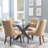 Alejoa 19.5H Faux Leather Upholstered Side Chair