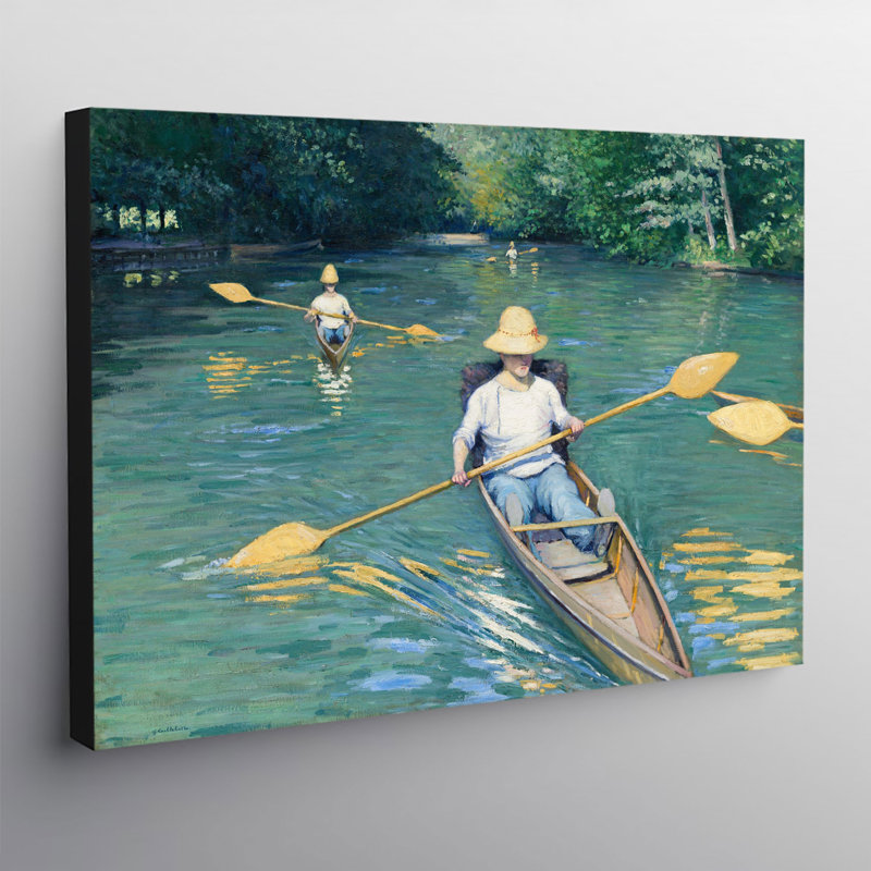 Skiffs - Wrapped Canvas Print, 84cm H x 120cm W x 4cm D