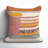 Marrice Handmade Red/Orange Striped 100% Cotton Textured Throw Pillow-1698993200