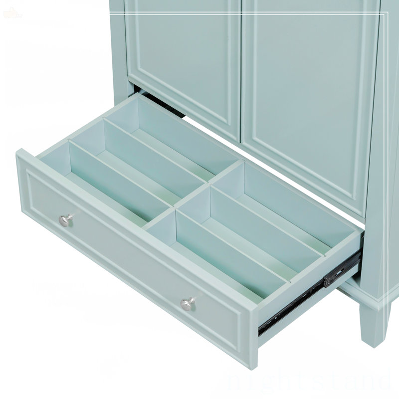 Meuble-lavabo 30 po avec lavabo, Turquoise, Argent argent