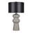 Echo Essence Ceramic Table Lamp - Textured Grey