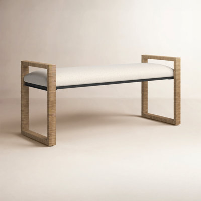 Carlacia Polyester Blend Upholstered Bench