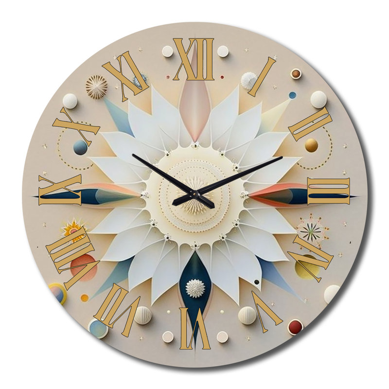 Horloge murale en spirale abstraite, Grand