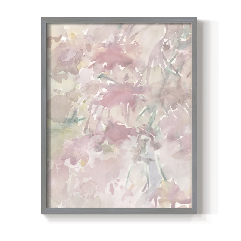 «Shadow From the Hanging Basket II», reproduction encadrée - bois massif, H 11 po x l 9 po, Gris
