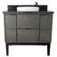 Ensemble de meuble-lavabo simple 37 po-27873495