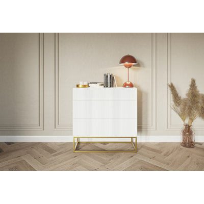 Anyieth 90 cm W Chest of 3 Drawers