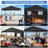 10x10 Pop Up Canopy Tent with 4 Sidewalls and Mesh Windows 2.0, Waterproof Commercial Instant Gazebo Tent Outdoor Canopy Tents-112234970