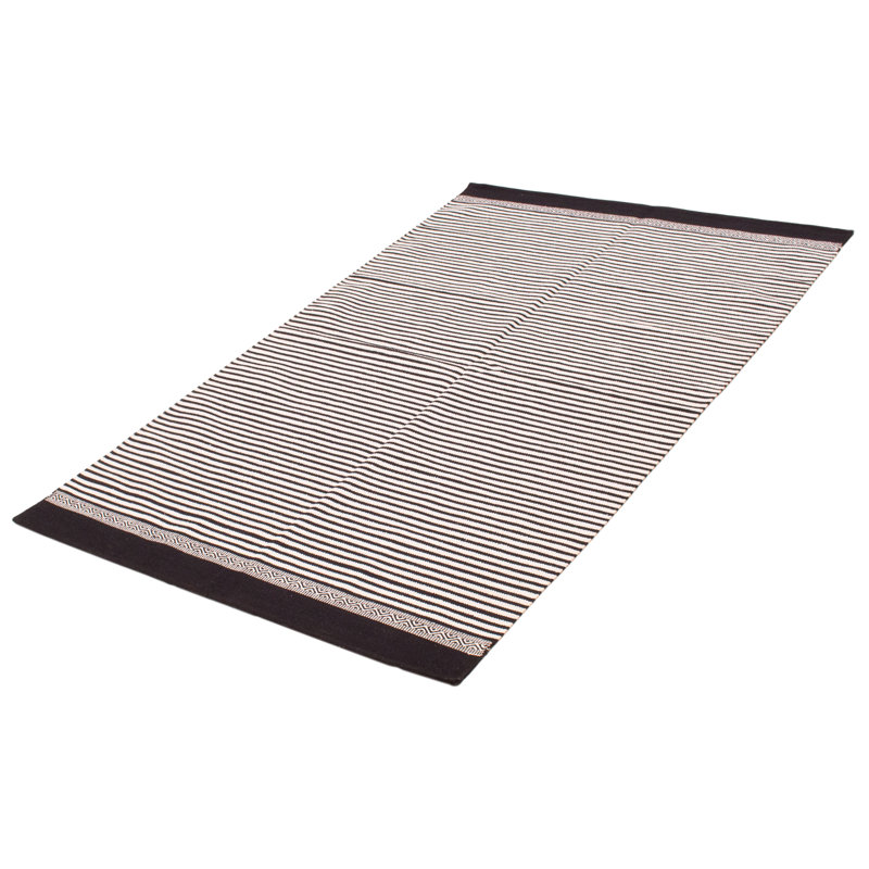 Tapis unique en coton crème 5 pi x 7 pi 11 po Marrakech