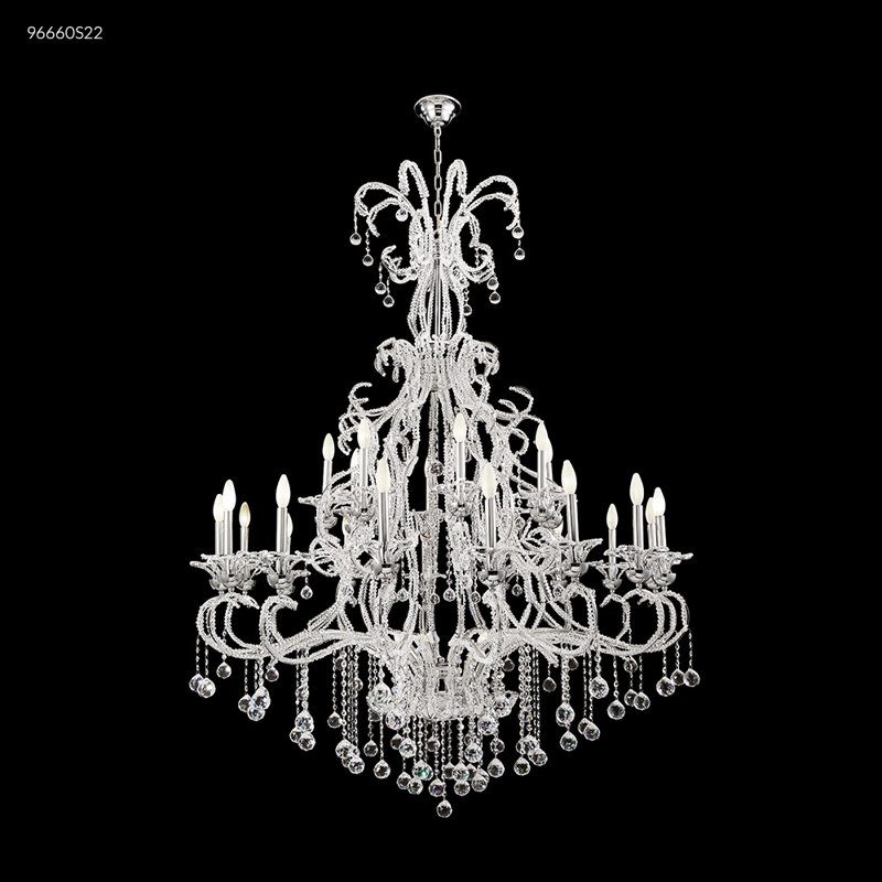 Lustre 16 lumières perle de cristal Pearl, Impérial