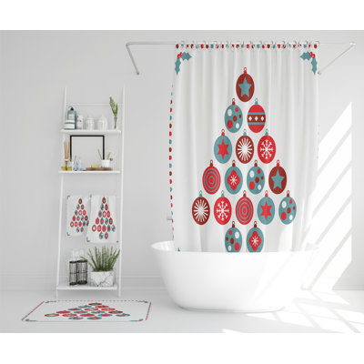 Joetta Polyester Shower Curtain Set