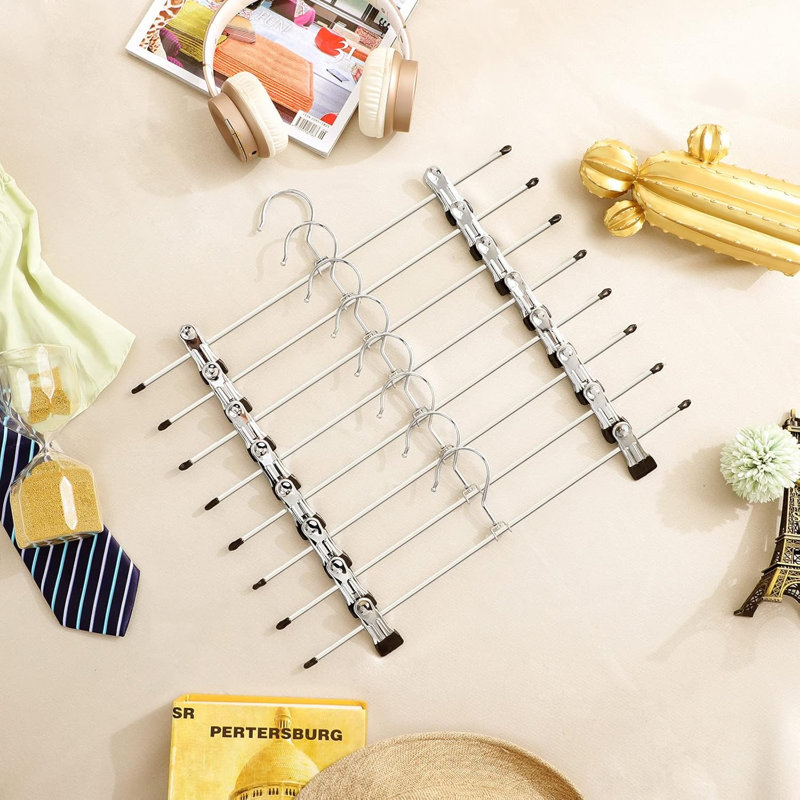 Metal Non-Slip Hangers With Clips
