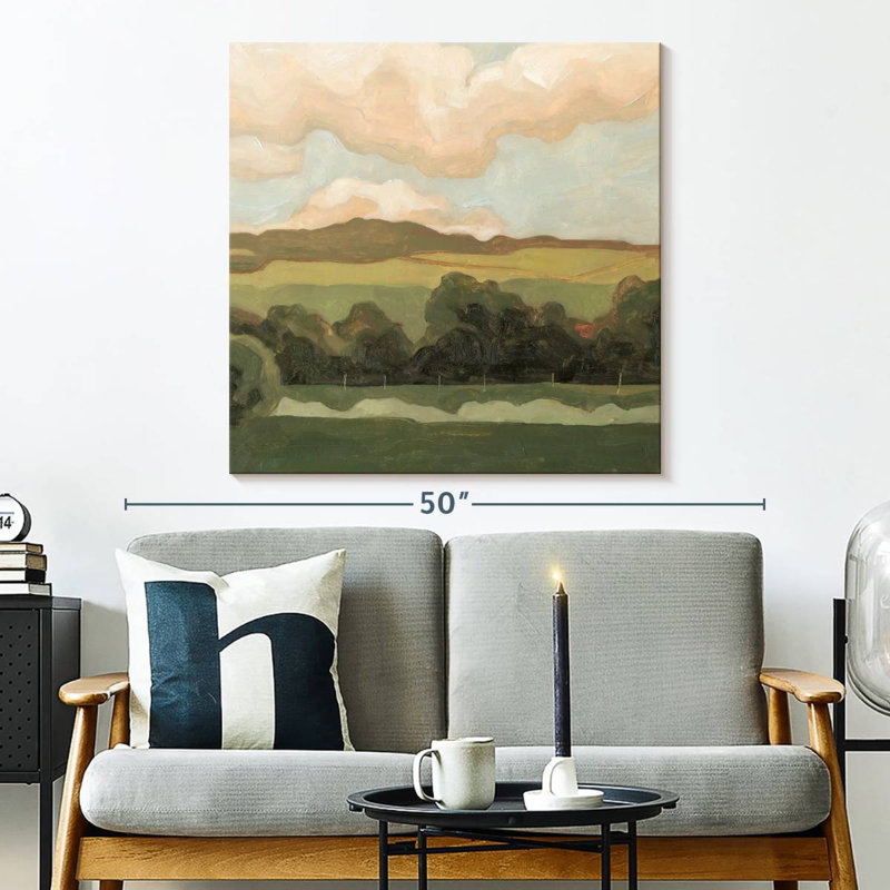 Alvord Ochre Evening I, 33" H x 33" W