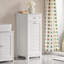 Lyonsdale Wood Cabinet Laundry Hamper with Handles-127269357