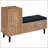 1-Door Entryway Shoe Storage Bench