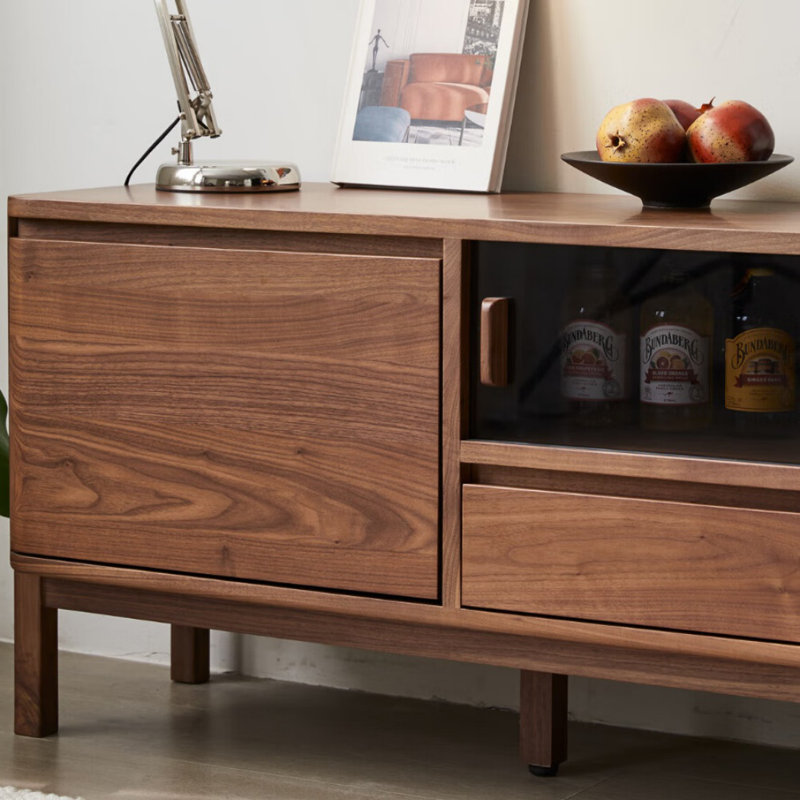 Creative Solid Wood TV Stand