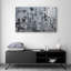 «One of a Kind Art» Original Inner City par - peinture sur toile tendue
