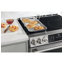 Café 30" 5.7 cu. ft. Smart Slide-in Electric Range with Convection, Induction Cooktop, and In-Oven Camera
